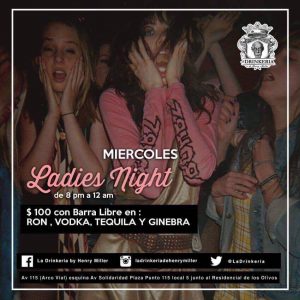 Ladies´ Night  at  La  Drinkeria  by  Henry  Miller @ La Drinkeria by Henry Miller